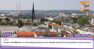 Gera - Frauen und Männer in Gera können Spuren von Gewalt kostenfrei vertraulich sichern lassen