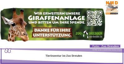 Zoo Dresden - Tierinventur im Zoo Dresden